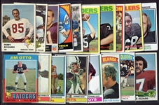 1960s - 1980s Lot of 47 Different Football Cards Loaded w/Stars