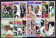 1960's - 1980's Lot of 47 Different Football Cards Loaded w/Stars