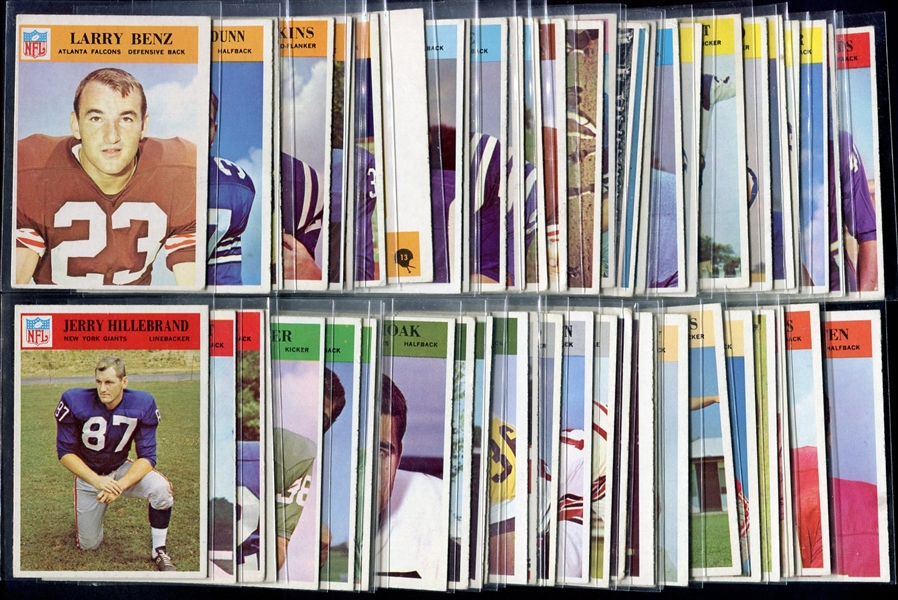 1966 Philadelphia Football Starter Lot of 51 Different