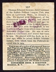 1915 Cracker Jack #107 Thomas Downey Buffalo Federals 