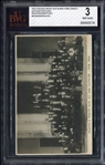 1914 Chicago White Sox/New York Giants World Tour At The Vatican Postcard
