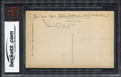 1914 Chicago White Sox/New York Giants World Tour At The Vatican Postcard