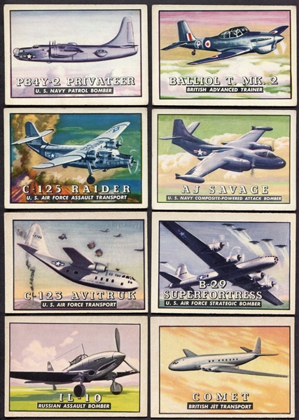 1952 Topps Wings Lot of 50 Different
