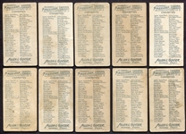 N2 Allen & Ginter American Indian Chiefs Lot of 10 Different