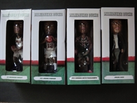 2015 Milwaukee Bucks Bobbleheads Lot of 4 Different