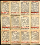 1951 Bowman Lot of 52 Different w/HOFers & High #'s