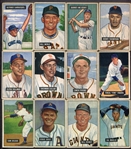 1951 Bowman Lot of 52 Different w/HOFers & High #'s