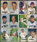 1951 Bowman Lot of 52 Different w/HOFers & High #'s