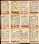1951 Bowman Lot of 52 Different w/HOFers & High #'s