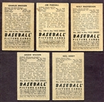 1952 Bowman Lot of 17 Different