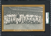 1934 Goudey Premium American League All-Stars SGC 45