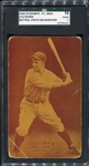 1926-29 Exhibit Lou Gehrig Postcard Back Photo Background SGC 10
