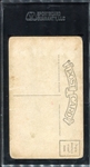 1926-29 Exhibit Lou Gehrig Postcard Back Photo Background SGC 10