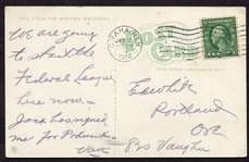 1914 Carlton Buffet Postcard w/Federal League Content