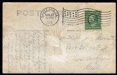 1909 Santa Ana All-Stars RPPC w/Walter Johnson