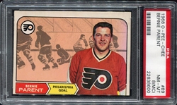 1968 O-Pee-Chee #89 Bernie Parent PSA 8MC