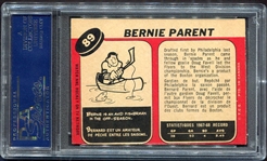 1968 O-Pee-Chee #89 Bernie Parent PSA 8MC