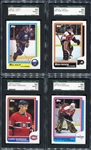 1986-87 Topps Hockey Lot of 18 Different All SGC 88-92