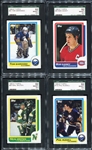 1986-87 Topps Hockey Lot of 18 Different All SGC 88-92