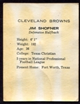 1962 Kahn's Jim Shofner 
