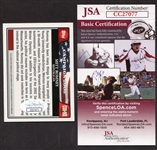 2008 Topps Mitt Romney Autographed Card JSA
