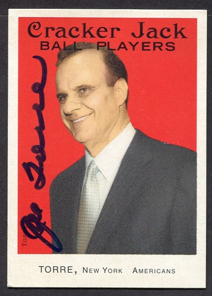 2004 Topps Cracker Jack #228 Joe Torre Autographed JSA