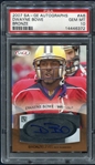 2007 SA-GE Autographs #A6 Dwayne Bowe Bronze PSA 10 Gem Mint