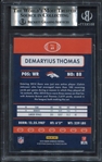 2015 Donruss #69 Demaryius Thomas Autographed Beckett Certified