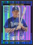 2006 Bowman Sterling Prospects Koby Clemens & 2002 Bowman Chrome Chris Snelling Each Autographed