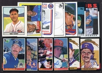 1970's-1990's Lot of 35 Autographed Cards