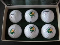 1996 US Amateur Tiger Woods Signed box of Golf Balls w/Tournament Pass