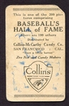 E135 Collins-McCarthy #80 Rogers Hornsby Rookie Card!!