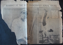 1920 Boston Sunday Post with Babe Ruth & Wife