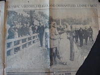 1920 Boston Sunday Post with Babe Ruth & Wife