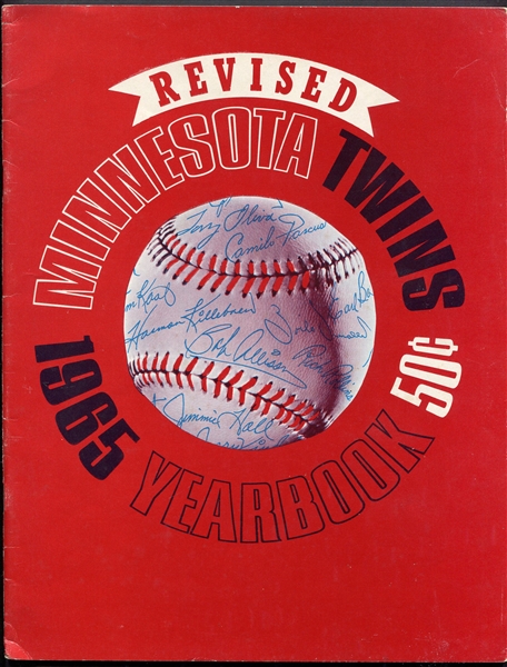 1965 Minnesota Twins Revised Yearbook