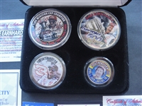 Dale Earnhardt International Collectors Society 4 Coin U.S. Coin Collection