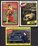 Reggie Jackson Collector Car Cards + San Diego Chicken Card