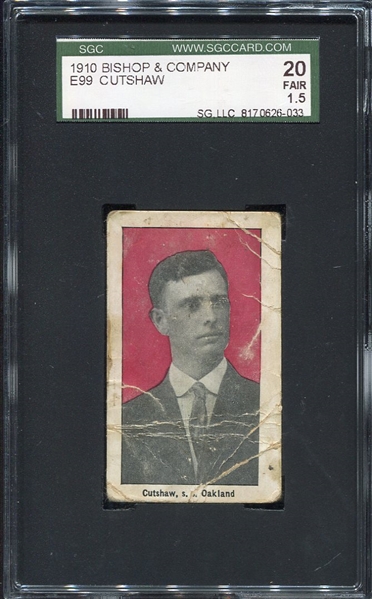 E99 Bishop & Company Cutshaw SGC 20