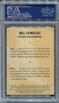 1956 CFL Shredded Wheat #10G Bill Sowalkski Ottawa PSA 3