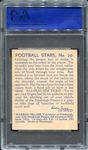 1935 National Chicle #20 Warren Heller PSA 4