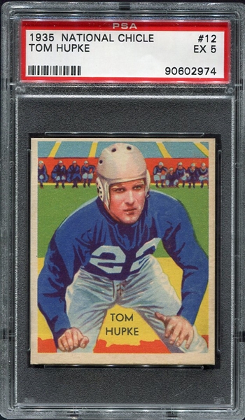 1935 National Chicle #12 Tom Hupke PSA 5