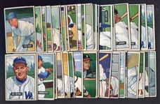 1951 Bowman Starter Set of 109 Mostly Different w/Stars & High Numbers