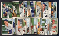 1952 Bowman Lot of 56 Different w/Stars & High Numbers
