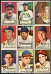 1952 Topps Lot of 25 Different
