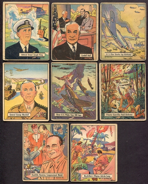 R164 1941/42 War Gum Lot of 17 Different