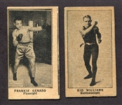 W580 Pair of Boxing Cards Genaro & Williams