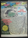 1955 Global World Series Souvenir Book