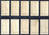 N12 Allen & Ginter Fruits Partial Set of 29 Different Nicer Condition