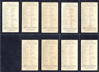 N12 Allen & Ginter Fruits Partial Set of 29 Different Nicer Condition