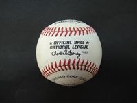 Carl Hubbell Autographed Feeney Official National League Baseball PSA/DNA Certified